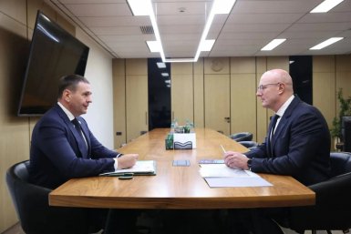Дмитрий Демешин встретился с заместителем председателя Правительства РФ Дмитрием Чернышенко Пресс-служба Правительства РФ